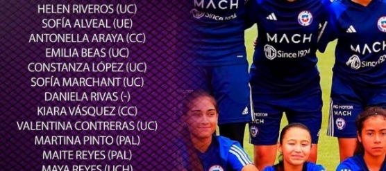 NUESTRA ESTUDIANTE MAITE REYES DEL 1° MEDIO A, HA SIDO SELECCIONADA PARA INTEGRAR LA SELECCIÓN DE FÚTBOL GEN CHILE.