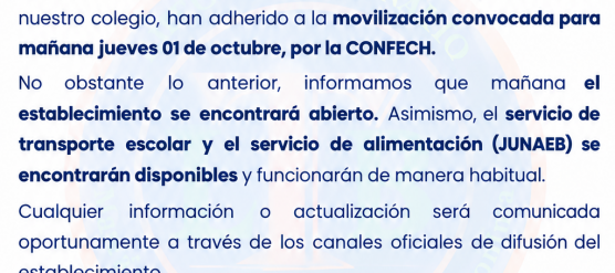 COMUNICADO OFICIAL